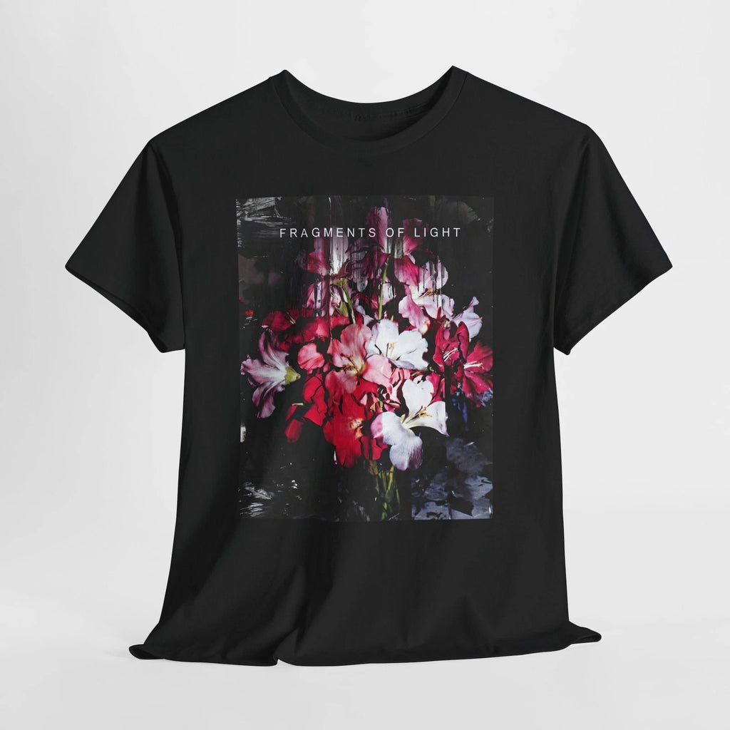 Fragments of Light Floral Dark Aesthetic T-Shirt