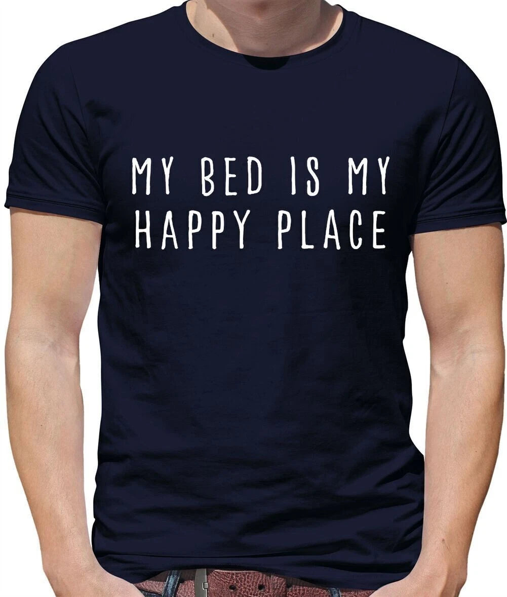 My Lit Is My Happy Place - T-Shirt - Funny Teen Sleeping Love Lazy