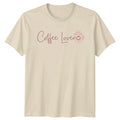Coffee Lover T-Shirt Cute Heart Coffee Cup Graphic Tee