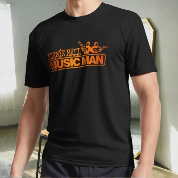 New Shirt Music Man Logo Active T-Shirt Funny Size S to 5XL