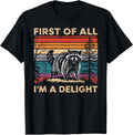 Raccoon First of All Im A Delight Racoon Gifts for Men Women Gift Unisex T-Shirt