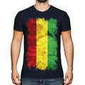 Bolivia Men's Grunge Flag Buliwya Volívia Wuliwya Bolivian T-Shirt