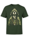 FANTUCCI Marley Mutt T-Shirt | Chill Reggae Dog Tee for Weed Lovers | Unisex