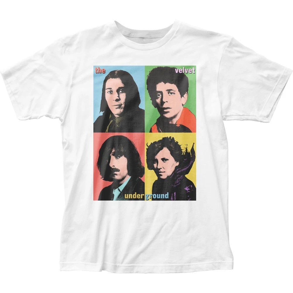 Velvet Underground Pop Art 2 Mens T Shirt Music Classic Concert Band Tee White