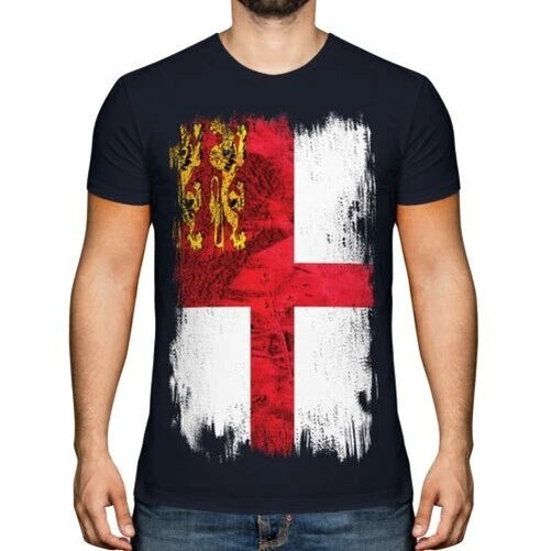 SARK GRUNGE FLAG MENS T-SHIRT TEE TOP FOOTBALL GIFT SHIRT CLOTHING JERSEY