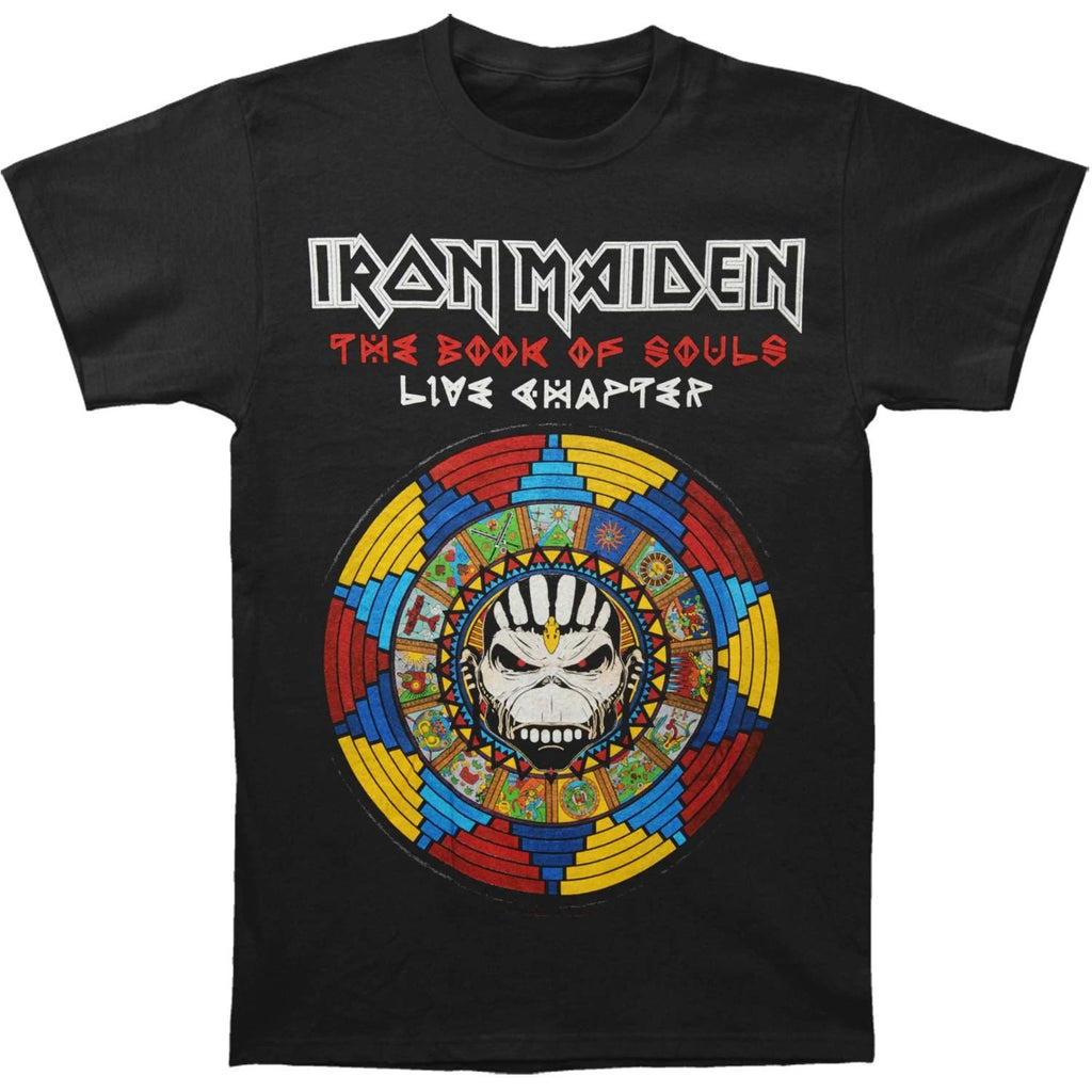 Men's Iron Maiden Book Of Souls Live Chapter Slim Fit T-shirt Large Black