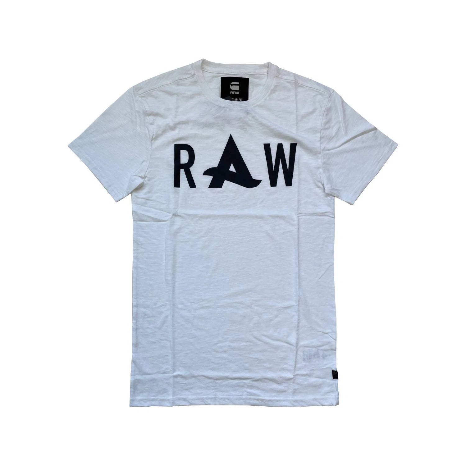 G-STAR Men's White Solid Long Sleeve Tee Afrojack RRP £35