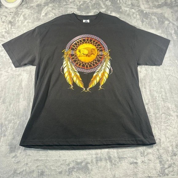 VINTAGE INDIAN BULL NATIVE AMERICAN T-SHIRT