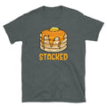 Pancakes Stacked Breakfast Flat Cake Novelty Gift Short-Sleeve Unisex T-Shirt