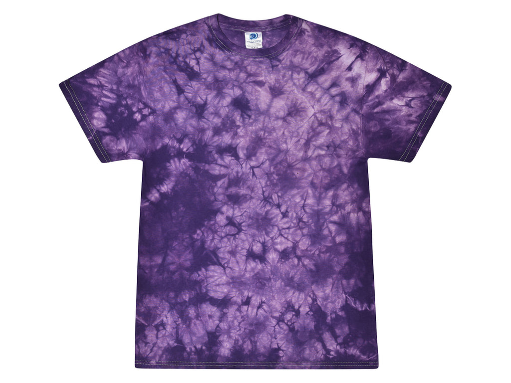 Purple Crystal T-Shirts Adult  S - 3XL 100% Pre-Shrunk Cotton Short Sleeve