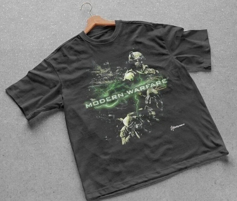 Hot!!! 2009 Call of Duty Modern Warfare 2 IW Promo Vintage Black  Reprint