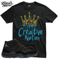 Shirt To Match Gamma Blue Unisex Tee Sneaker Shirt Crown Shirt