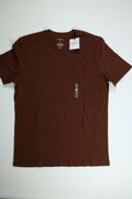 Men’s Arizona Jean Co Pure Brown Short Sleeve V-Neck T-Shirt NEW! NWT