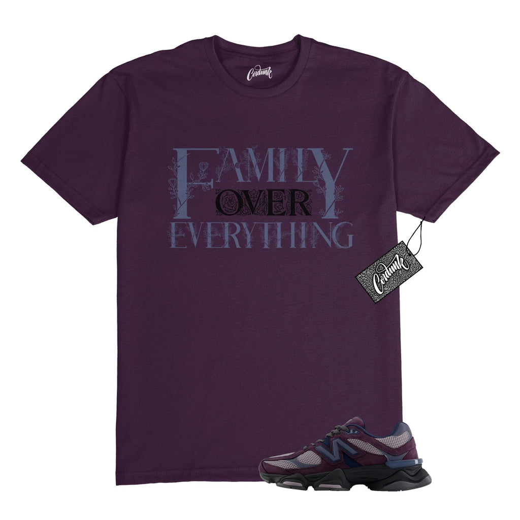 9060 Plum Brown Ice Wine Dark Arctic Grey T Shirt to Match FAM