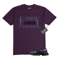 9060 Plum Brown Ice Wine Dark Arctic Grey T Shirt to Match FAM