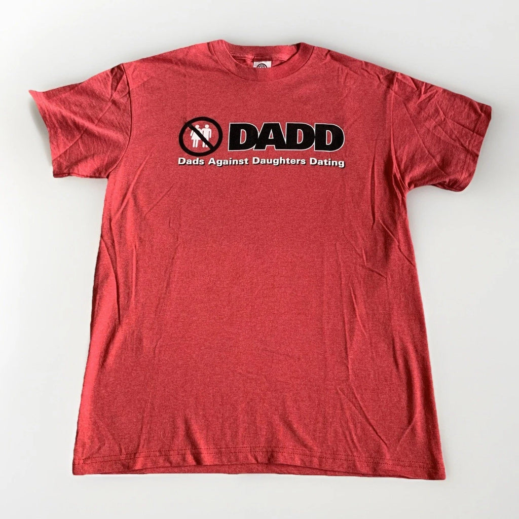 Dad Joke Humor Novelty Tee Dads Against Daughters Dating Red Adult Tshirt Medium