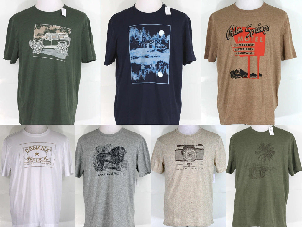 Banana Republic Graphic T-shirt Crew Neck Short Sleeve Size S-2XL