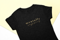 mentally shopping Tee | Funny Shopping Quote T-Shirt, Minimalist Text
