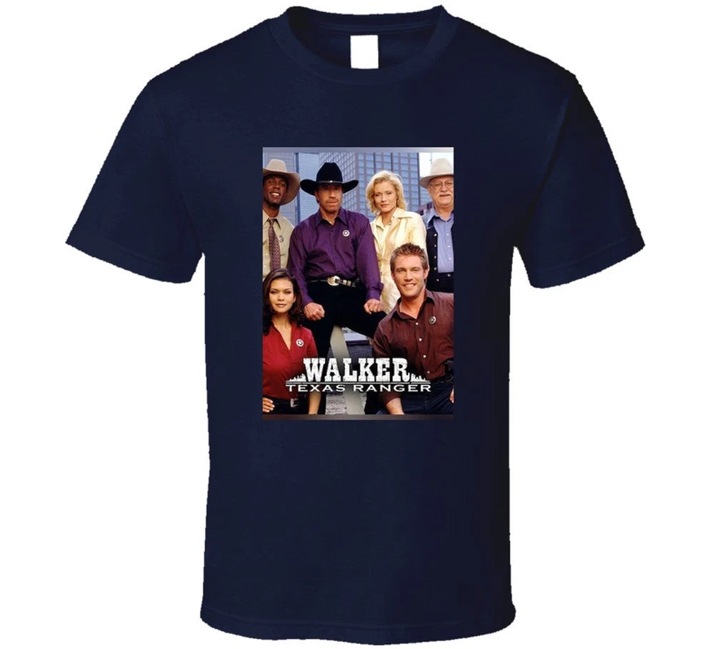 Walker Texas Ranger Tv Show Tee 90s American Television Series Fan T Shirt