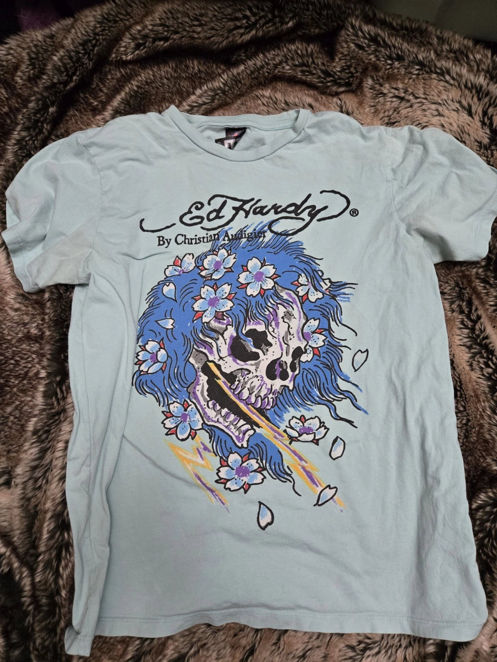 Ed Hardy By Christian Audigier Vintage T Shirt Y2K Top 2000’s