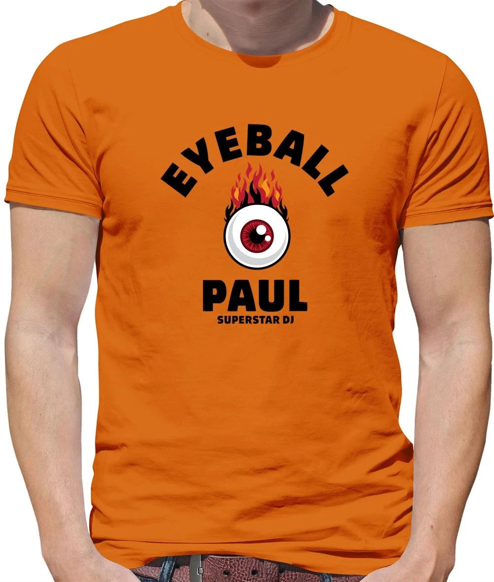 Eyeball Paul - Mens T-Shirt - Kevin Perry TV Ibiza Comedy Music Funny