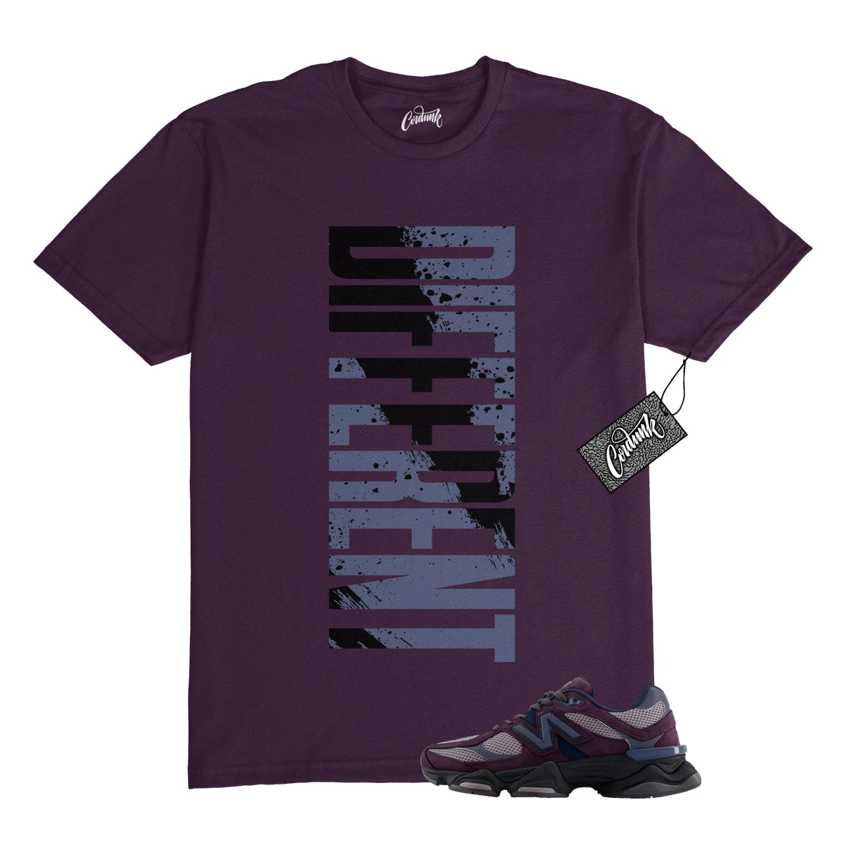 9060 Plum Brown Ice Wine Dark Arctic Grey T Shirt to Match DFRNT