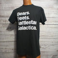 The Office T Shirt Mens M Black Bears Beets Battlestar Galactica TV Show Dwight