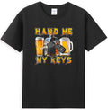 Hand Me My Keys Funny Beer With Key Graphic Drunk Driver Gift T-Shirt