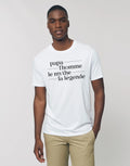 Men's Short Sleeve T-Shirt White, DAD MYTH LEGEND