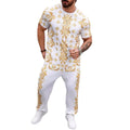 For men's Short Sleeve Printed T Shirt for Street Style Casual and Daily Use
