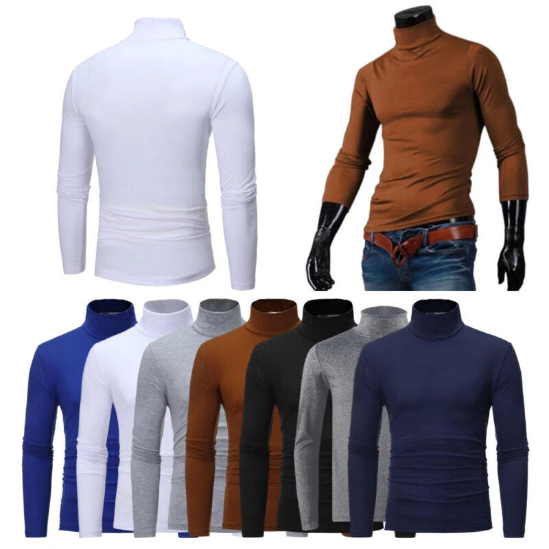 Men Shirt Regular Shirts Knitted Tops Outdoor Blouse Thermal Pullover Warm Top