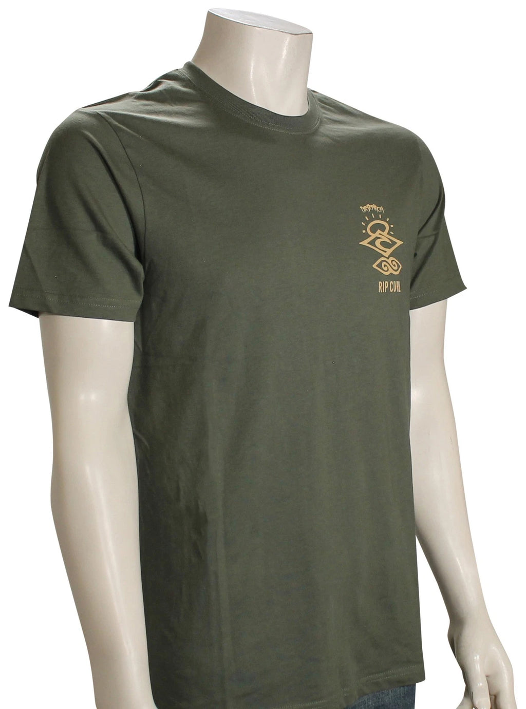 Rip Curl Search Icon T-Shirt - Dark Olive - New