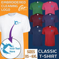 Personalised Embroidered Cleaning Staff T-Shirt Housekeeping Uniform Workwear