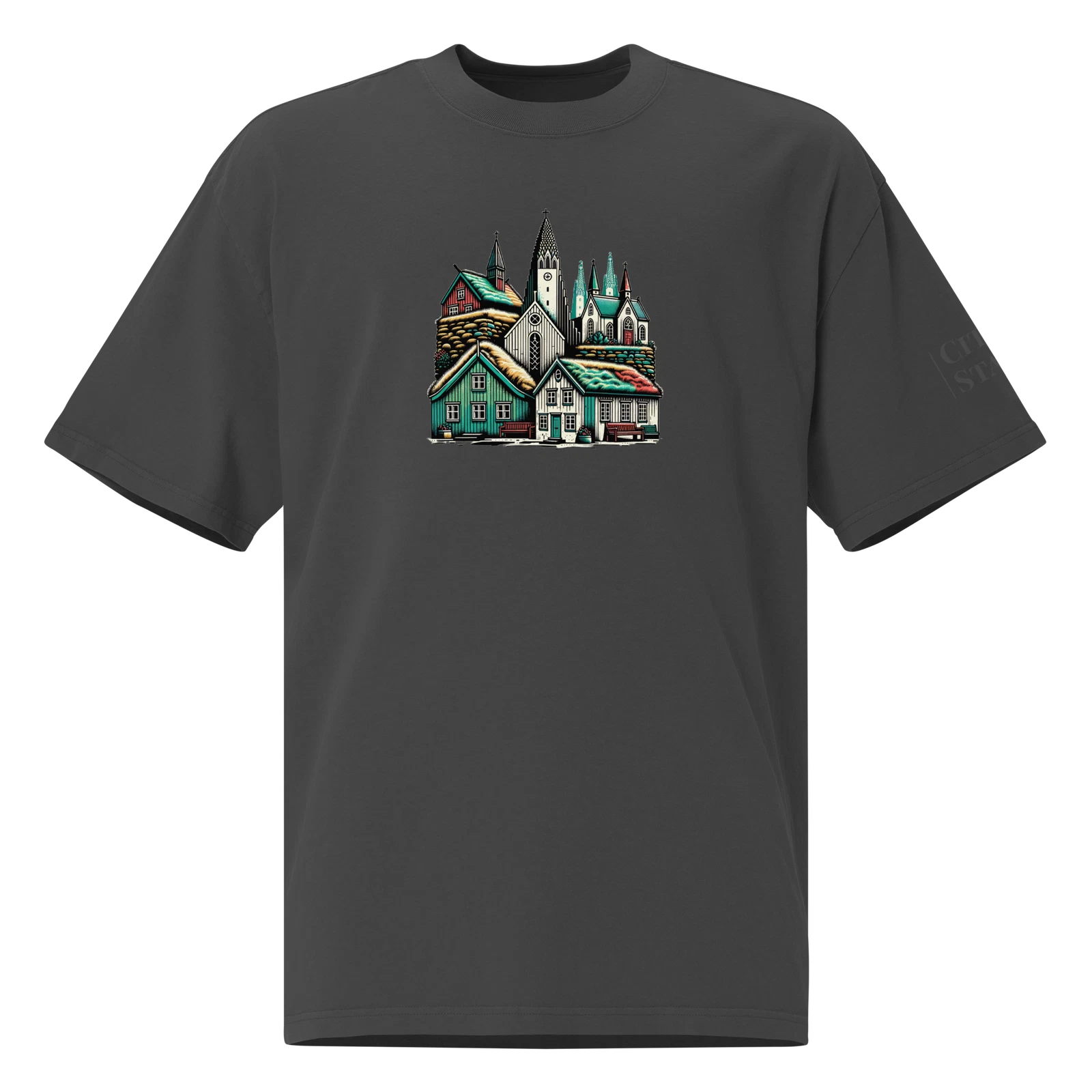 Oversized faded t-shirt (ICELAND)