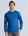 Gildan Unisex Ultra Cotton t-shirt Long Sleeve Crew Neck Mens Womens Tops