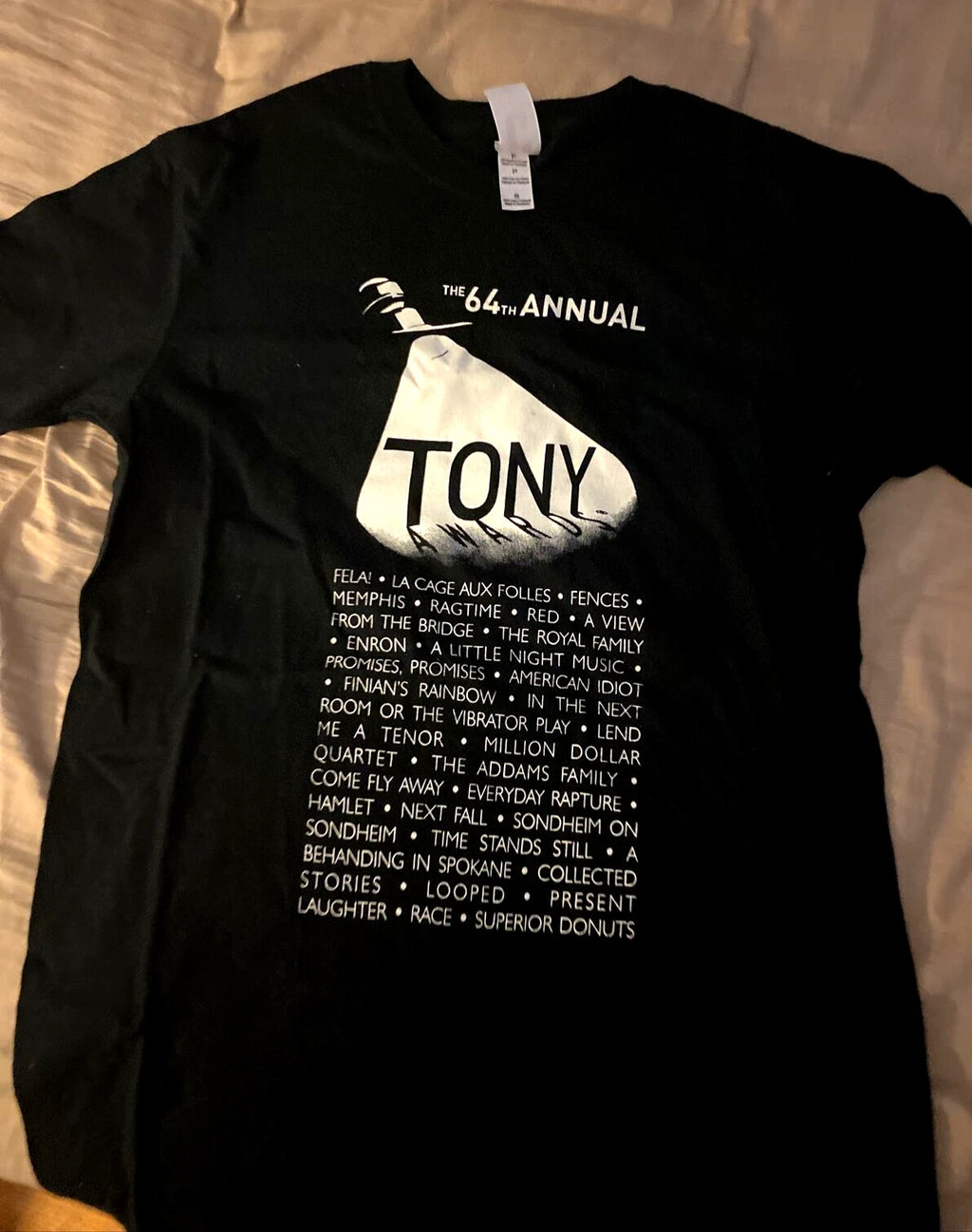 66th Annual 2012 Tony Awards t-shirt Small