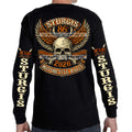 Long Sleeve 2026 Sturgis Motorcycle Rally Skull Banners No Harley