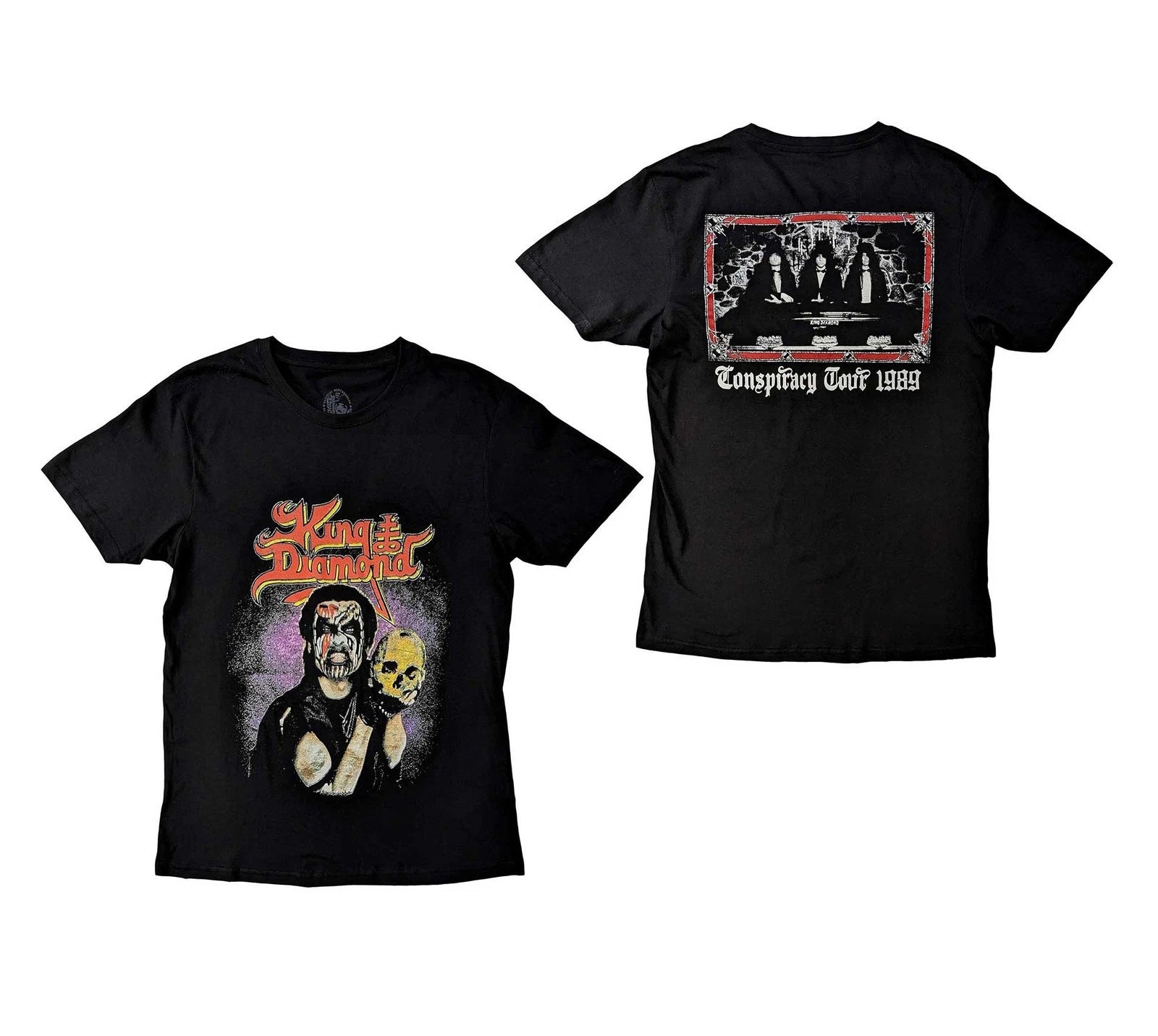 Authentic King Diamond Conspiracy Tour T-Shirt S-2XL NEW