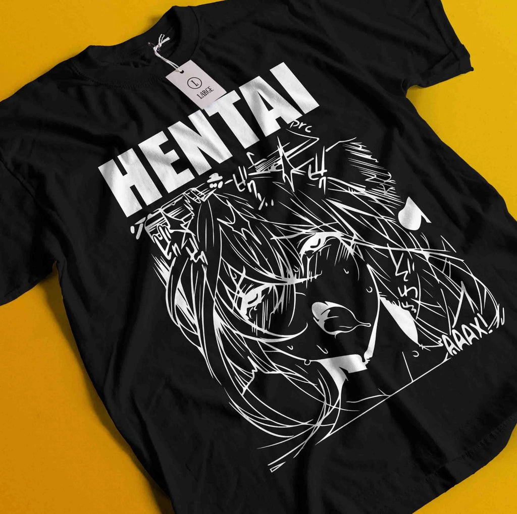 Ecchi Style Anime T-Shirt Japanese Graphic Tshirt Manga Waifu Kawaii Unisex Tee