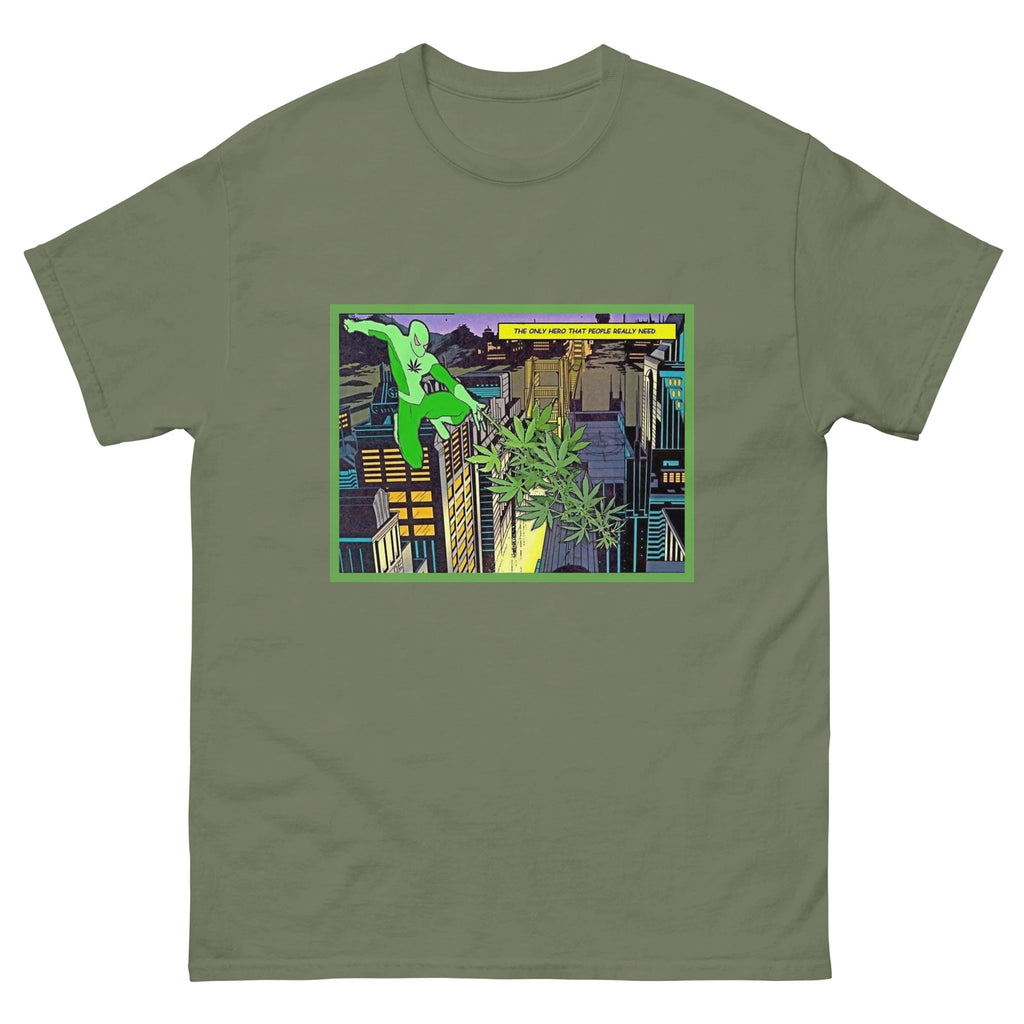 Weedman Tee, Spiderman Parody, Funny Shirts, Fanmade Superhero T-Shirt, 420 Tee