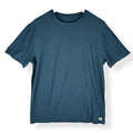 Vuori Strato Tech Tee Mens Size Medium Blue Short Sleeve Stretch T Shirt Gym