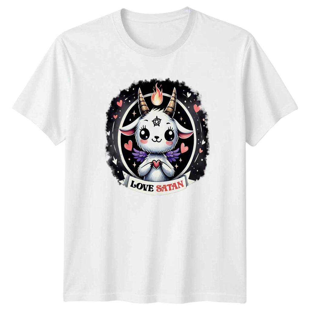 Love Satan T-Shirt Kawaii Goth Aesthetic Gift For Him And Her