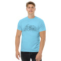 Vintage 1900's Boardtrack Motorcycle Sketch Unisex Classic T-Shirt