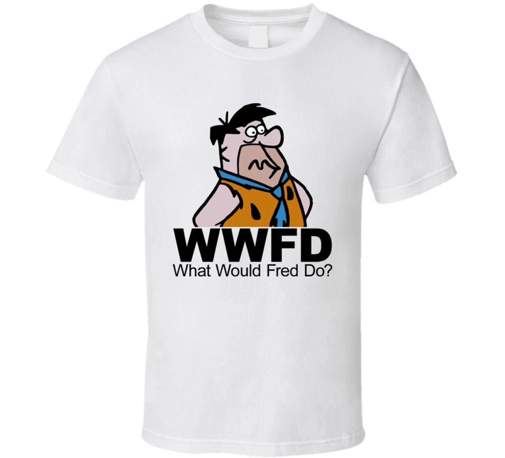 Fred Flintstone Cartoon T Shirt