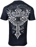 Xtreme Couture by Affliction Men's T-Shirt Brigadier Biker Cross Y2K S-5XL