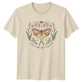 Love Makes Life Magical Moth T-Shirt Boho Celestial Mens Womens