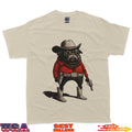 Cowboy Pug Dog Funny Western Outfit Red Pug Cowboy Meme T-Shirt