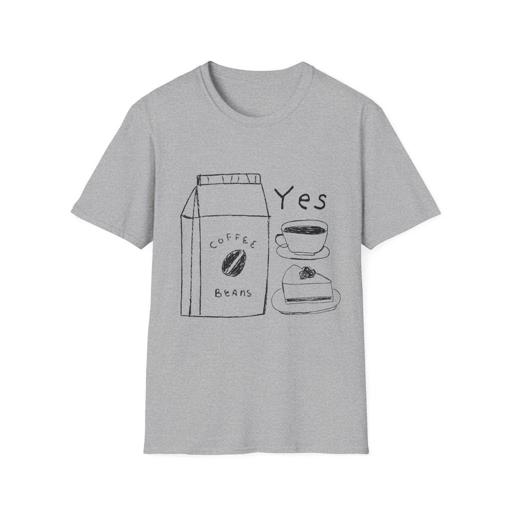 Coffee Lover Unisex T-Shirt, Funny Harajuku Graphic Tee, Cute Chill Vibes Shirt,