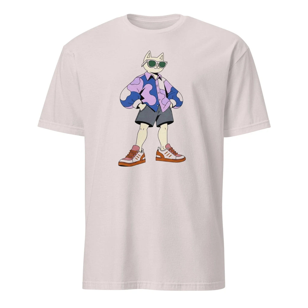 Cool Hypebeast Cat Shirt Retro Aesthetic Streetwear Graphic Tee Urban Anime Top