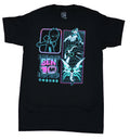Ben 10 Adult New T-Shirt - Alien Transformations Over Grid Logo